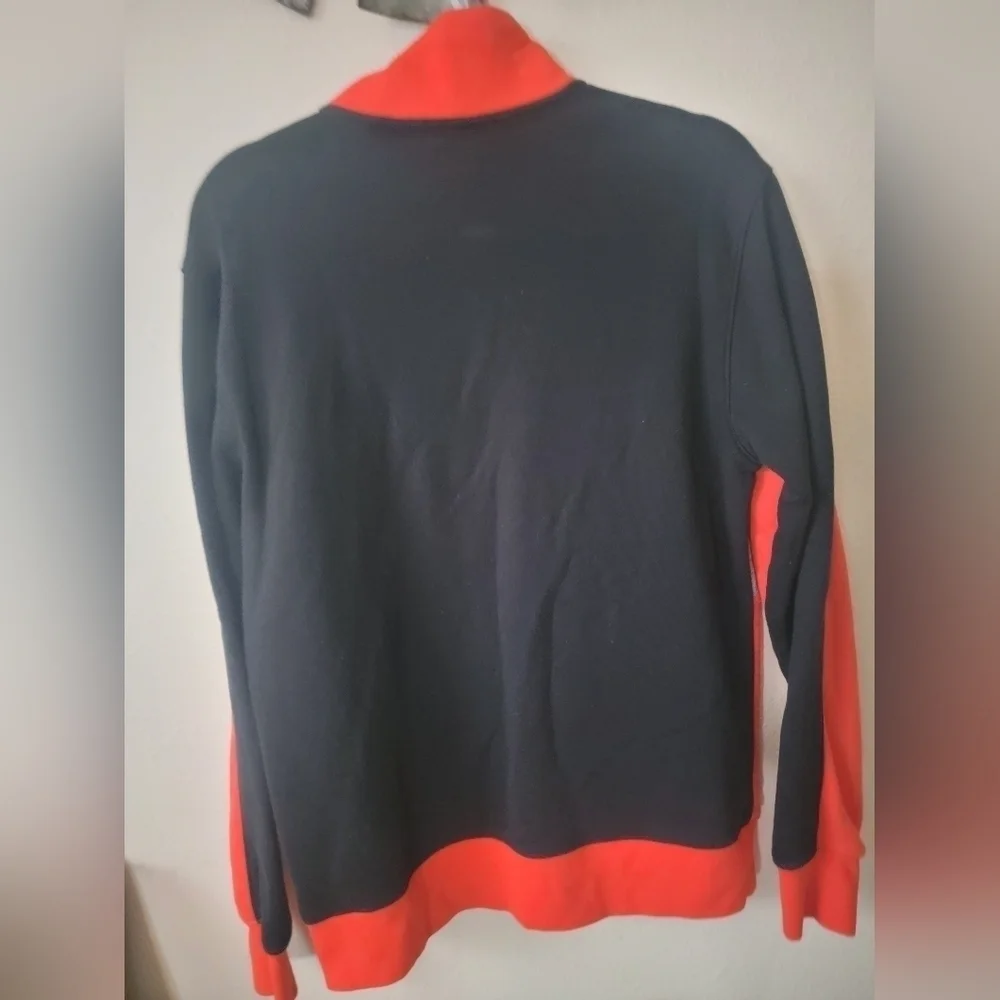 DKNY HOODIE Pullover red/ black size Small.